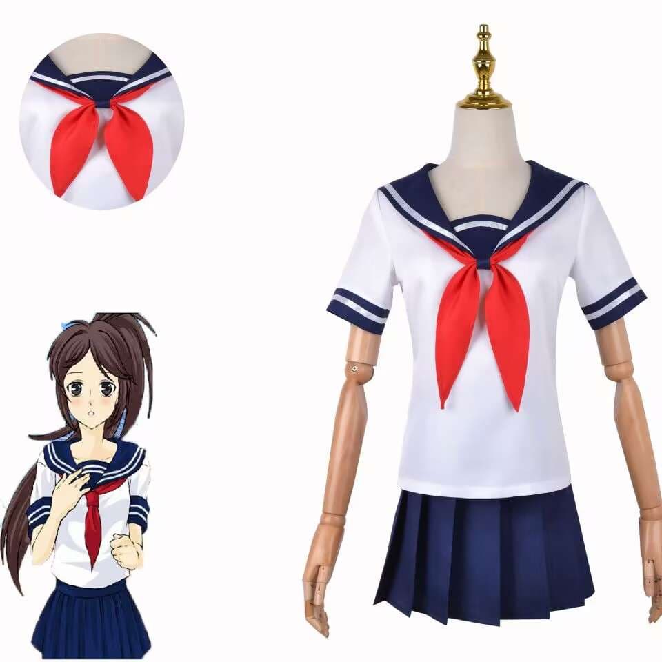 セーラー服 アニメ風 コスプレ衣装セット