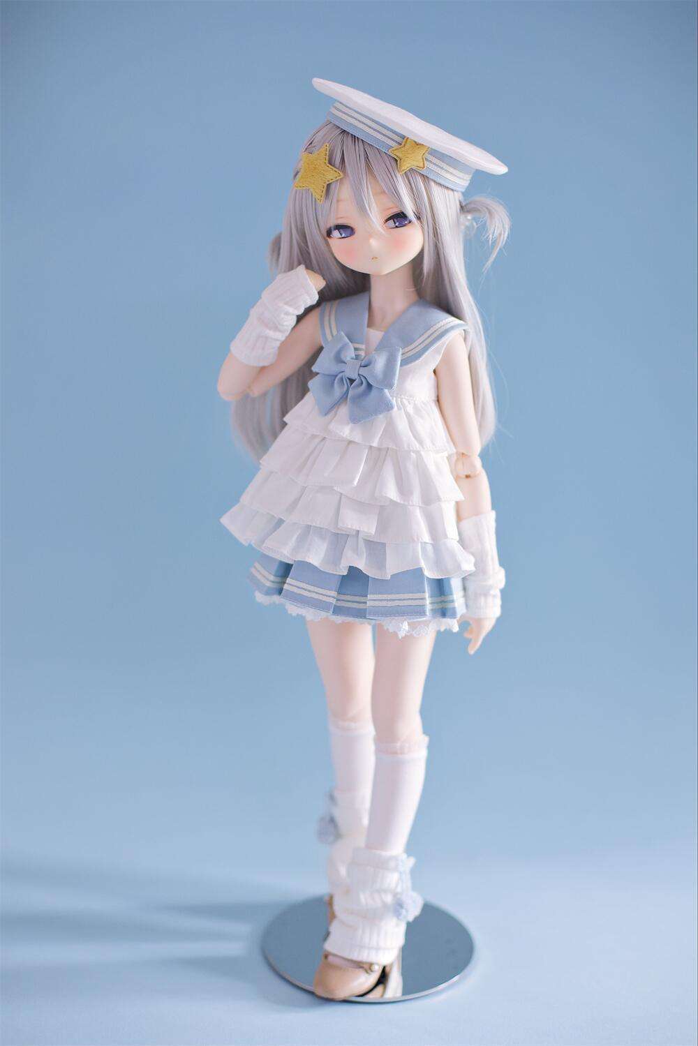 セーラー服 星飾り スタイル美少女人形セット