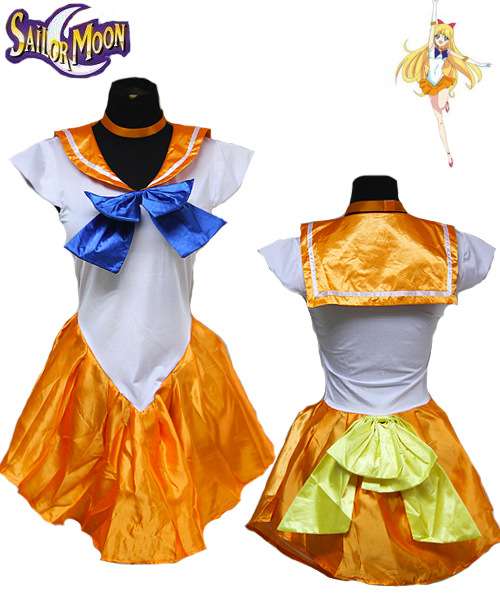 セーラー服 セーラームーン風 戦士コスプレ衣装セット