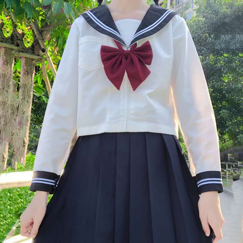 セーラー服 クラシック 白黒コンビ制服