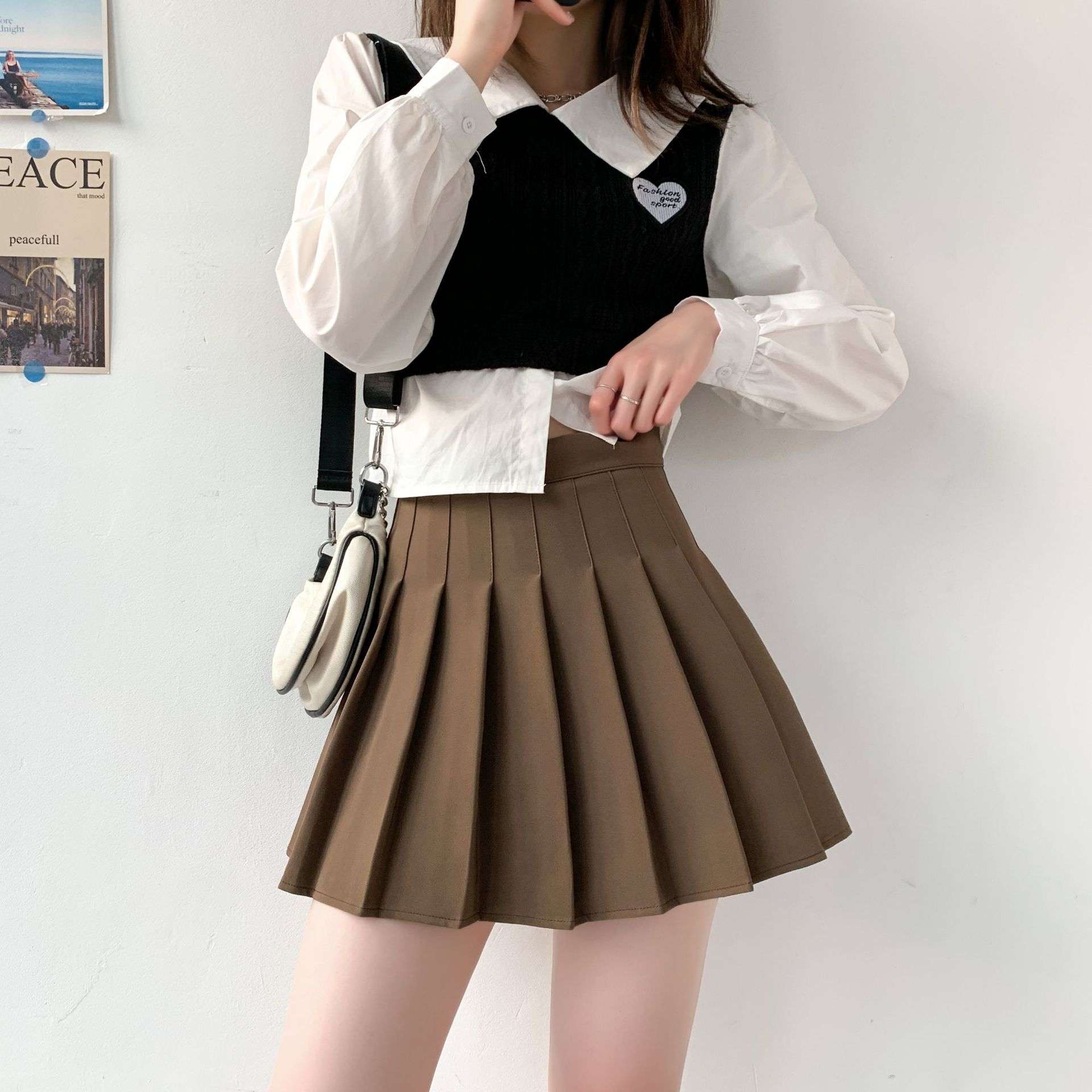 セーラー服 プリーツスカート スクールガール風