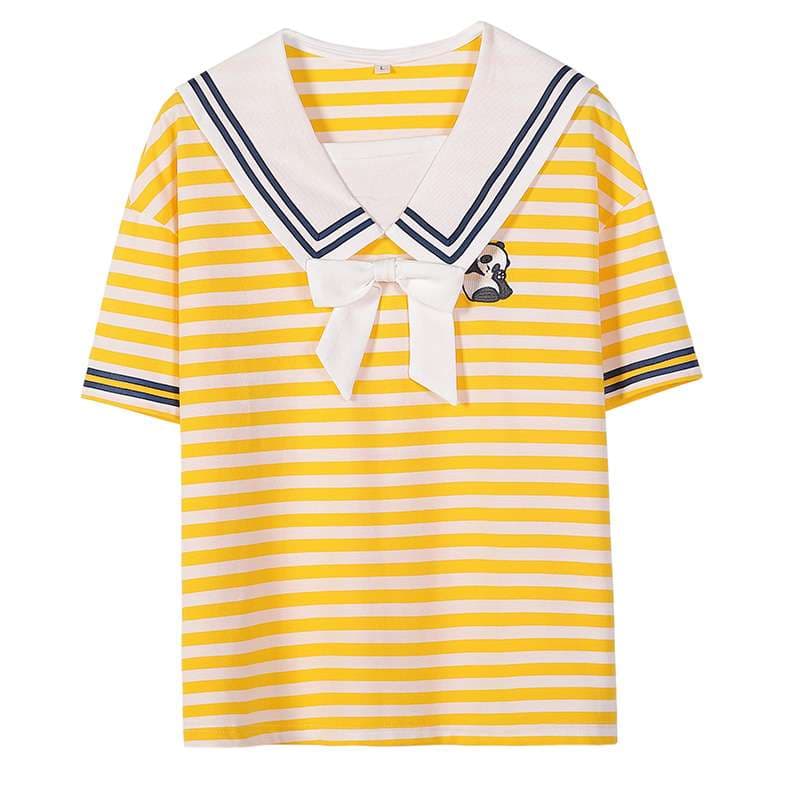 セーラー服 青春マリンルック セーラー風Tシャツ