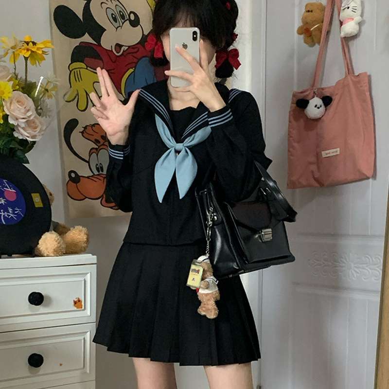 セーラー服 モダンセーラー風ワンピース