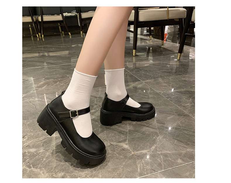 セーラー服 メリージェーンチャンキーソールシューズ