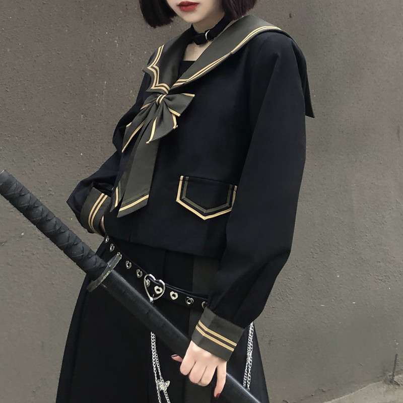 セーラー服 ゴシックセーラー風学生服セット