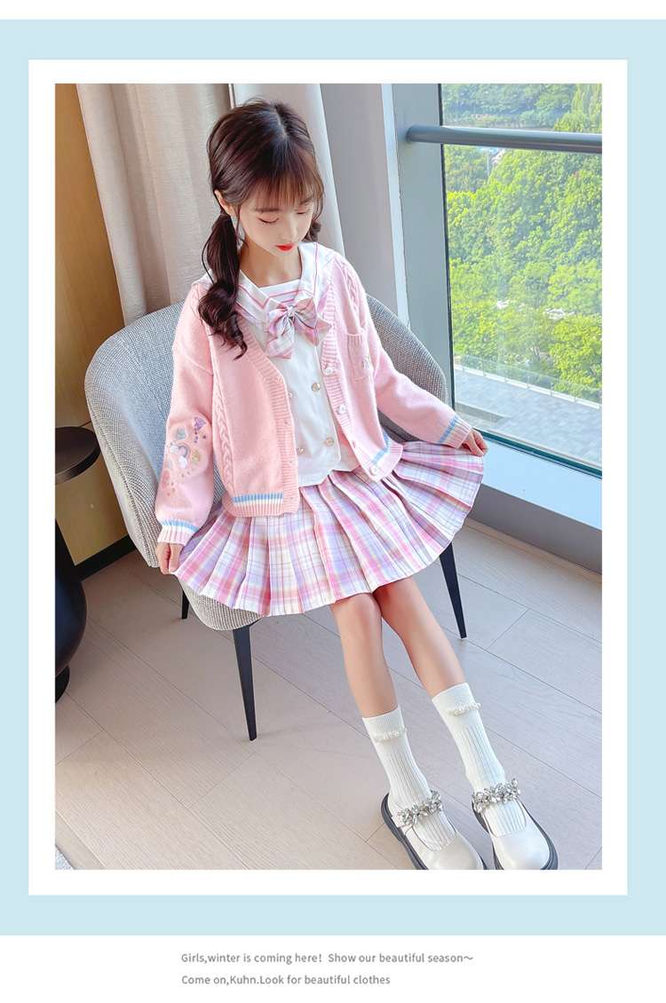 セーラー服 パステルカラー セーラー風 カーディガンセット