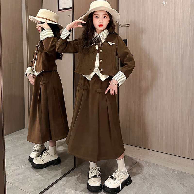 セーラー服 レトロ風学生制服ワンピース