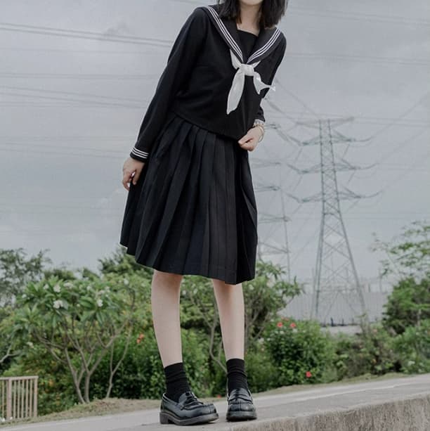 セーラー服 モダンセーラー 黒