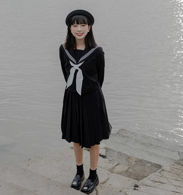 セーラー服 モダンセーラー 黒