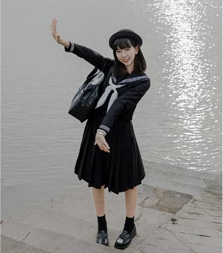 セーラー服 モダンセーラー 黒