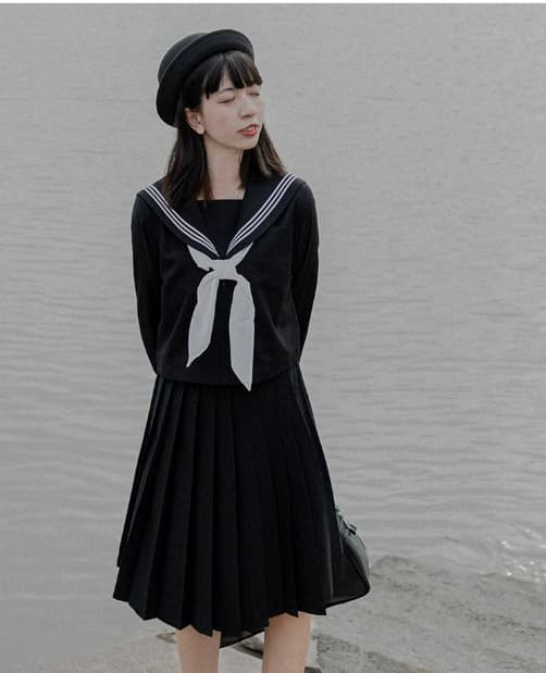 セーラー服 モダンセーラー 黒