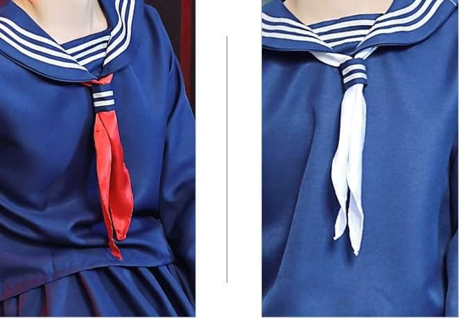 セーラー服 【女装】 学生風クロスドレス衣装セット