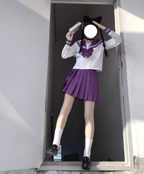 セーラー服 古風な雰囲気漂う学生風