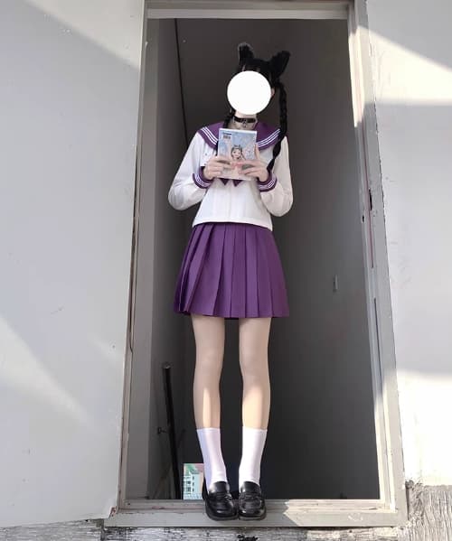 セーラー服 古風な雰囲気漂う学生風
