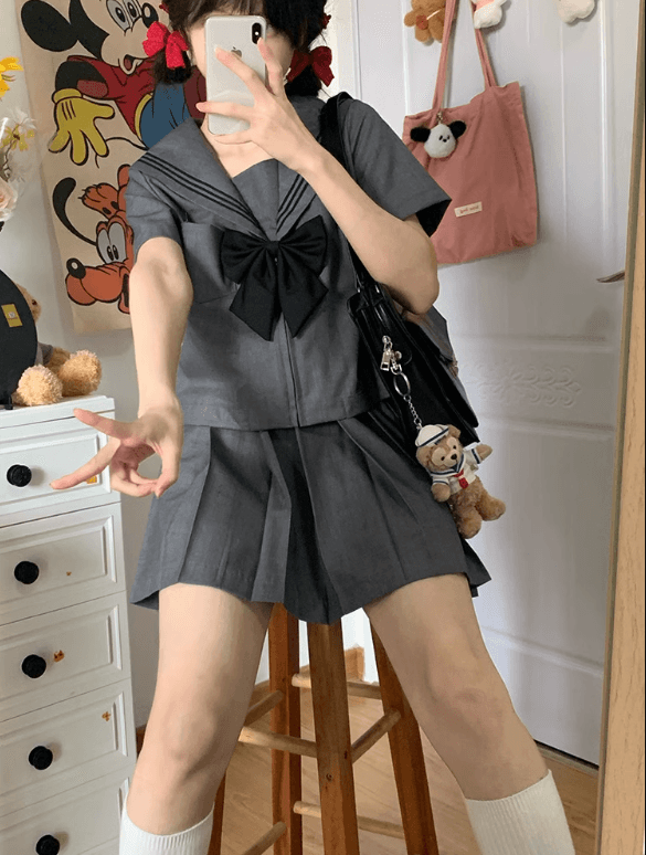 セーラー服 モダンセーラー風ワンピース