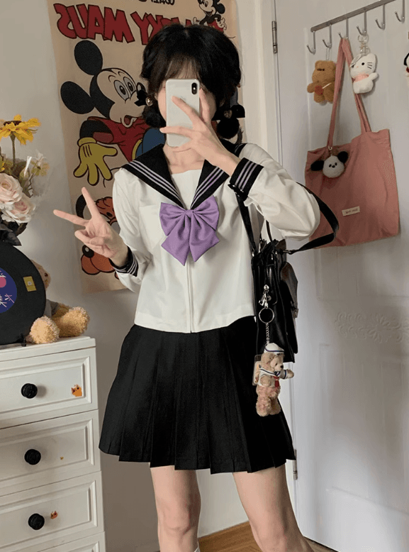 セーラー服 モダンセーラー風ワンピース