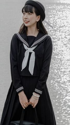 セーラー服 モダンセーラー 黒