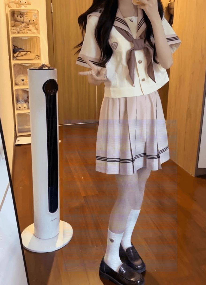 セーラー服 優雅なピンクアクセント 制服セット