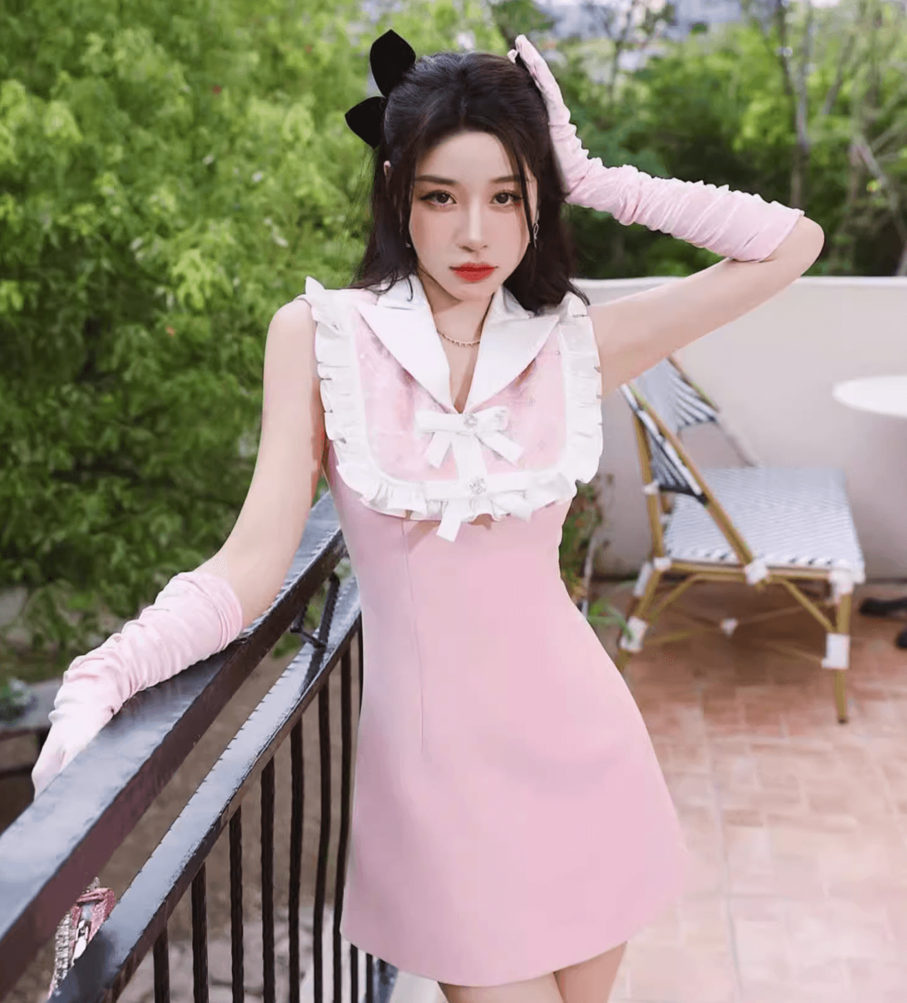 セーラー服 ガーリーセーラー カラーミニワンピース