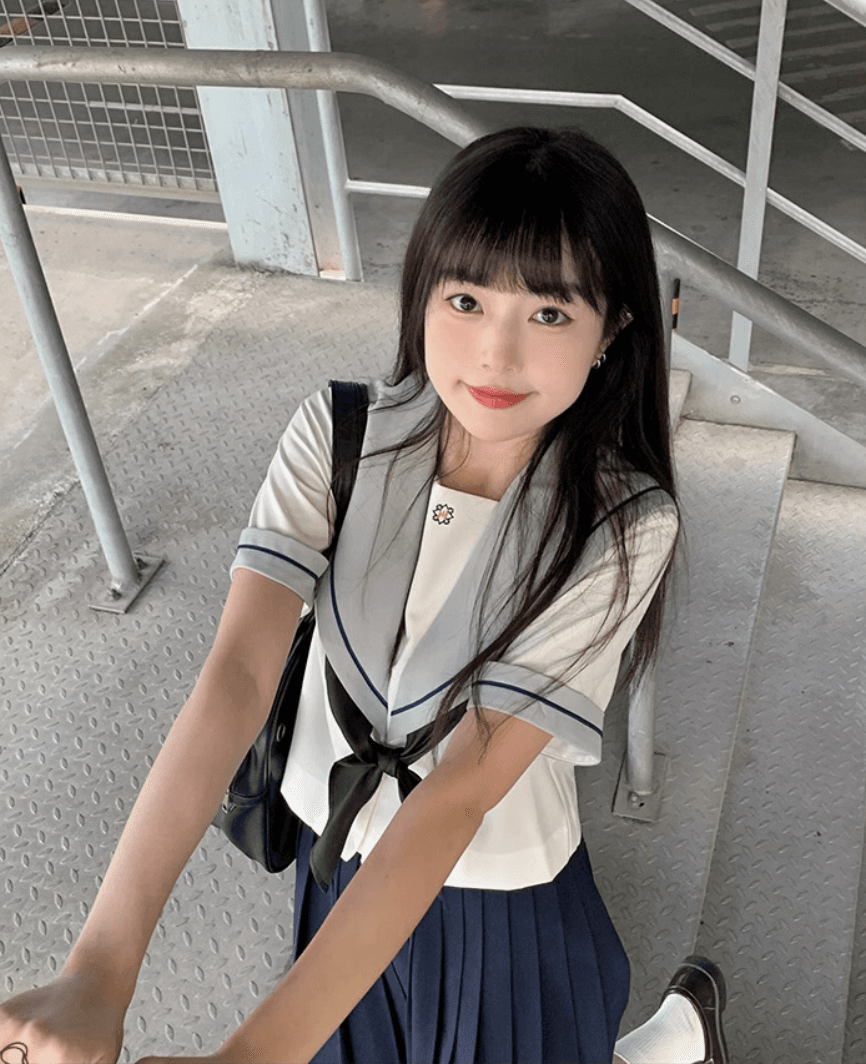 セーラー服 オリジナル学生服 ブルー 夏服