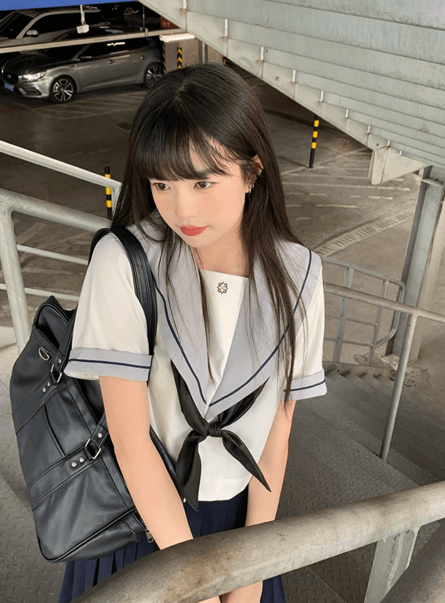 セーラー服 オリジナル学生服 ブルー 夏服