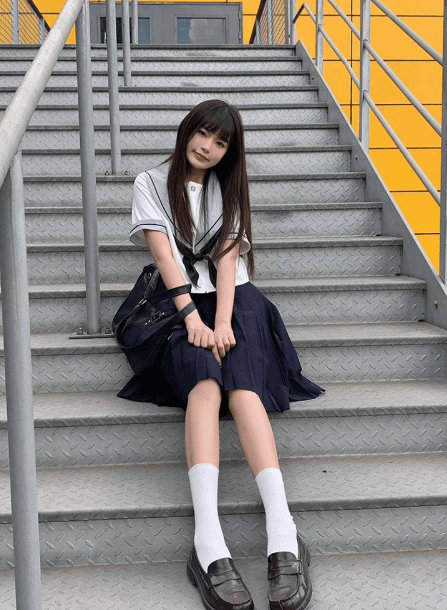 セーラー服 オリジナル学生服 ブルー 夏服