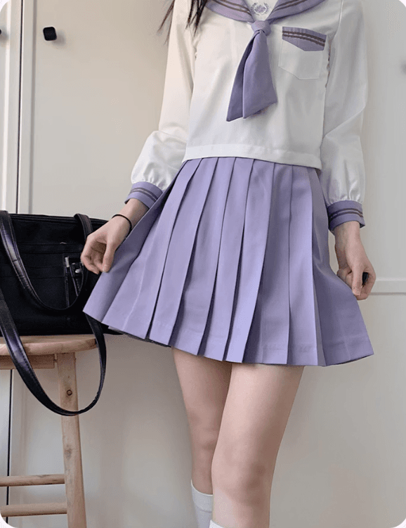 セーラー服 薄紫サマー セット