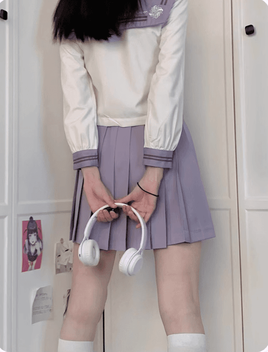 セーラー服 薄紫サマー セット