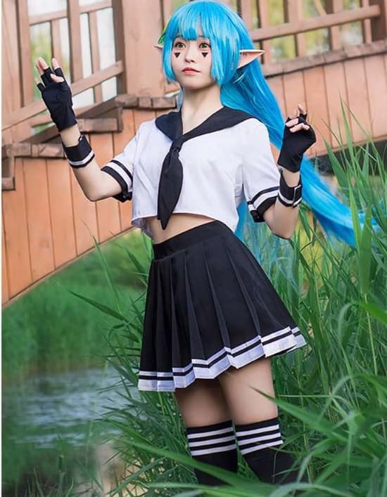 セーラー服 エルフ風 コスプレ衣装セット
