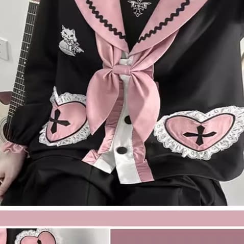 セーラー服 猫耳ゴシックロリータ ワンピース