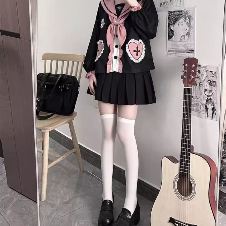 セーラー服 猫耳ゴシックロリータ ワンピース
