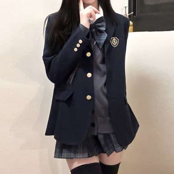セーラー服 学生風クラシック制服ブレザー