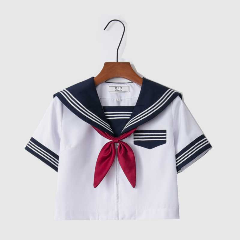 セーラー服 猫モチーフ 可愛い 風長袖ワンピース