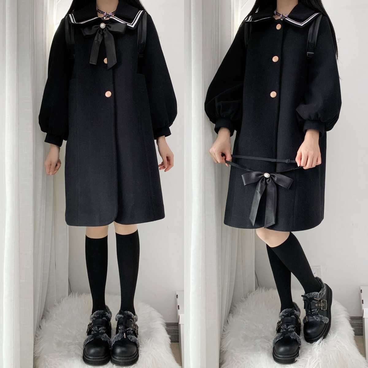 セーラー服 パステルカラーのキュートな子供用セーラー風制服セット