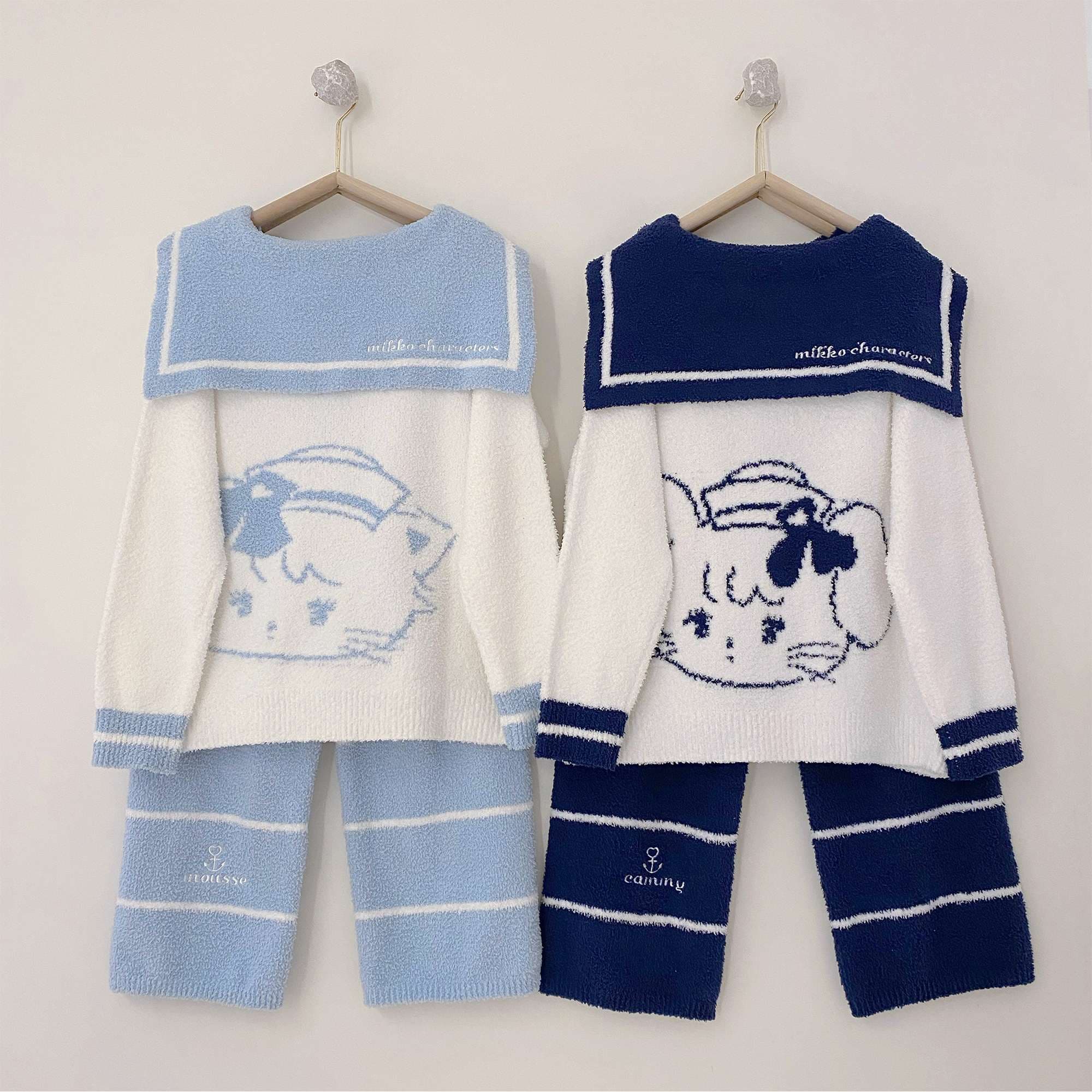 セーラー服 ふわもこセーラーカーディガン セット