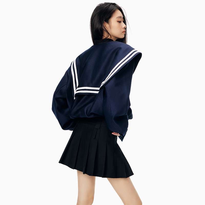 セーラー服 風オーバーサイズジャケット