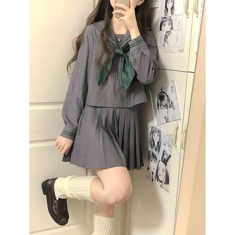 セーラー服 学生風 上下セット
