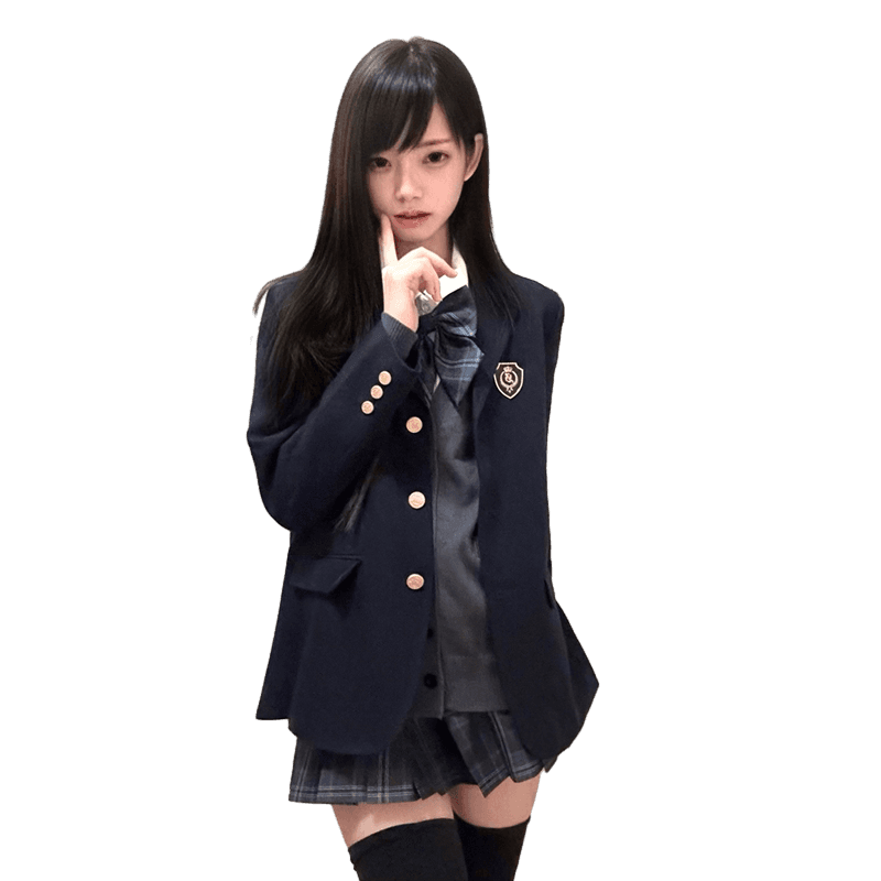 セーラー服 学生風クラシック制服ブレザー