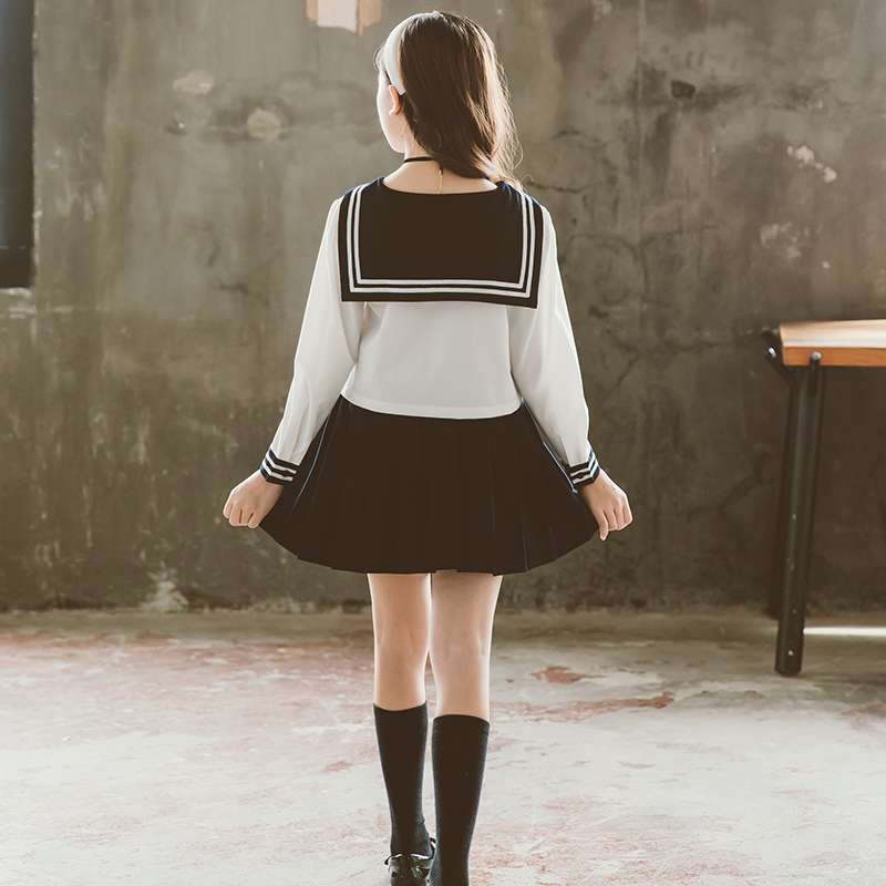 セーラー服 キッズ用セーラー風学生服セット