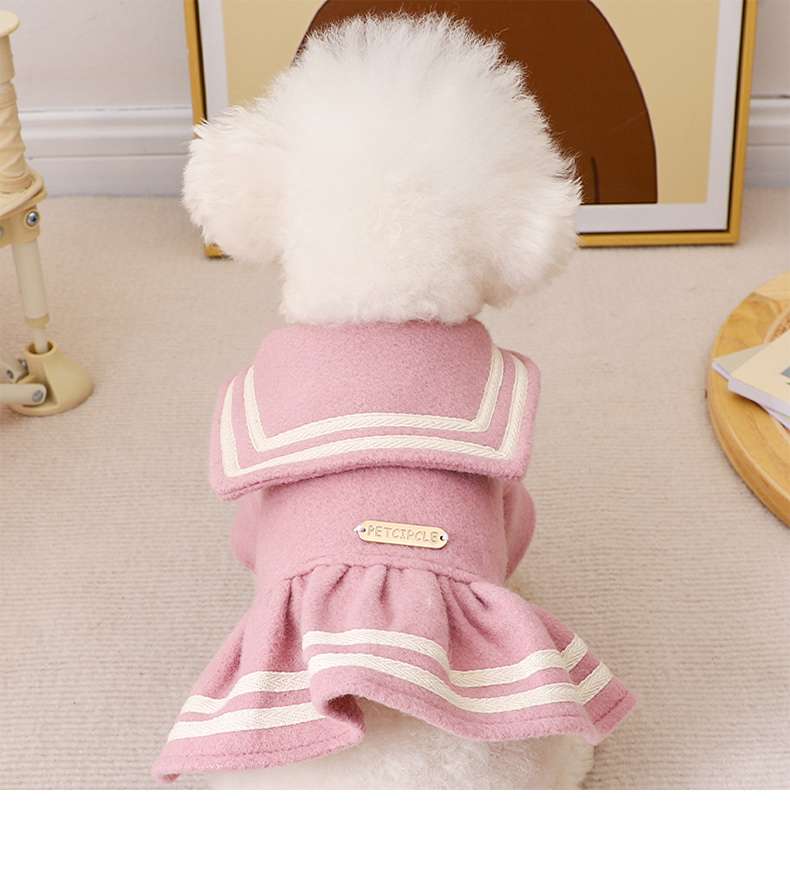 セーラー服 ふわもこセーラー風ペット服