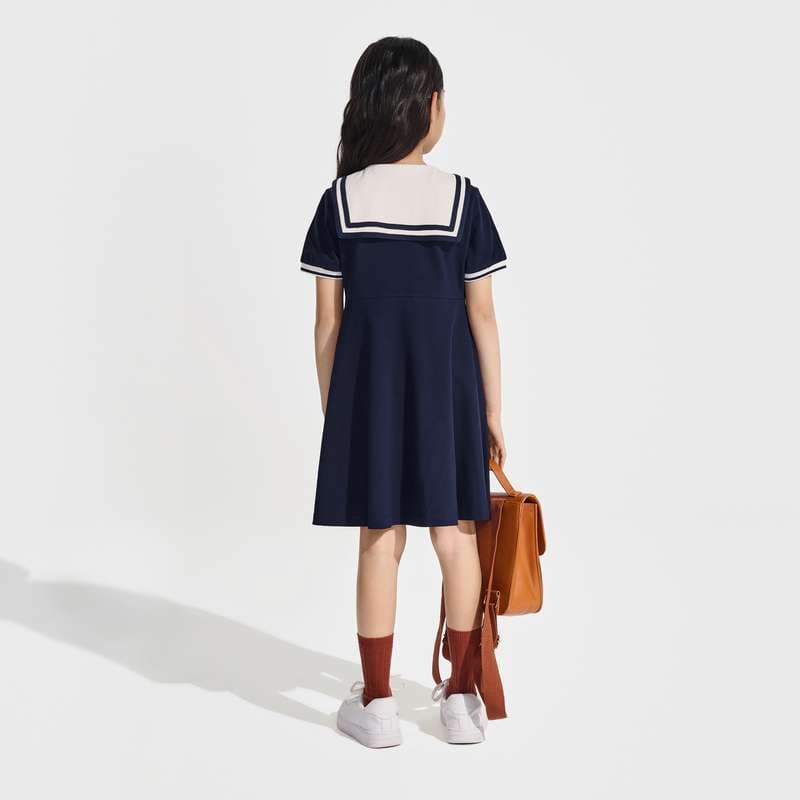 セーラー服 クラシックセーラーカラー学院風ワンピース