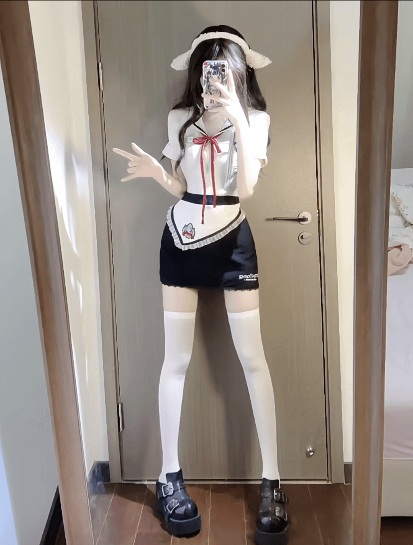 セーラー服 猫耳セーラー風コスプレ衣装セット