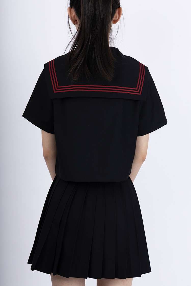 セーラー服 伝統的 リボン付き制服セット
