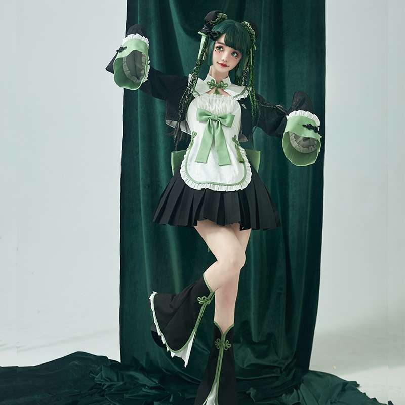 セーラー服 和風メイド風ロリータファッション衣装セット