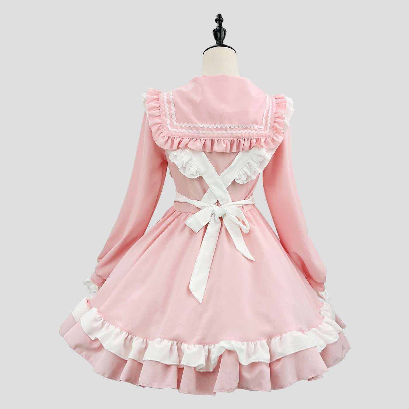 セーラー服 ふんわりメイド風ロリータワンピース