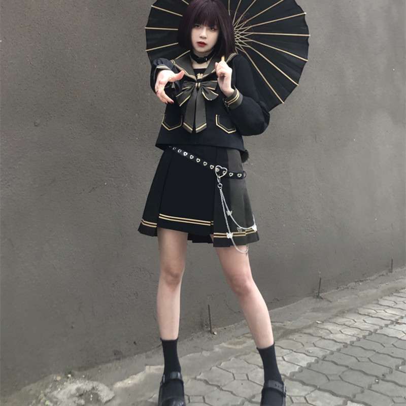 セーラー服 ゴシックセーラー風学生服セット