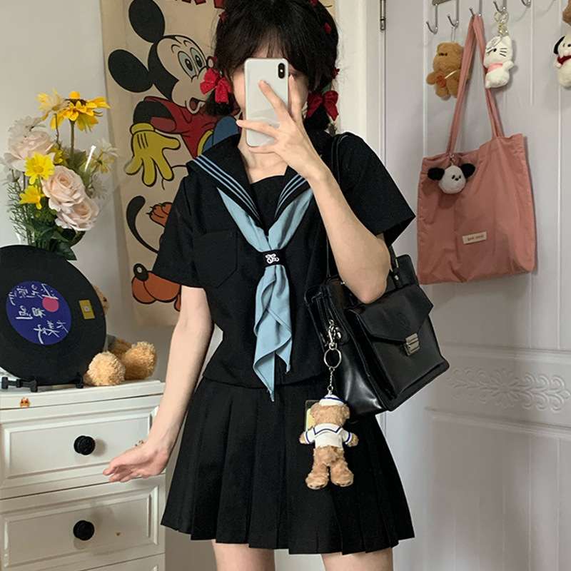 セーラー服 モダンセーラー風ワンピース