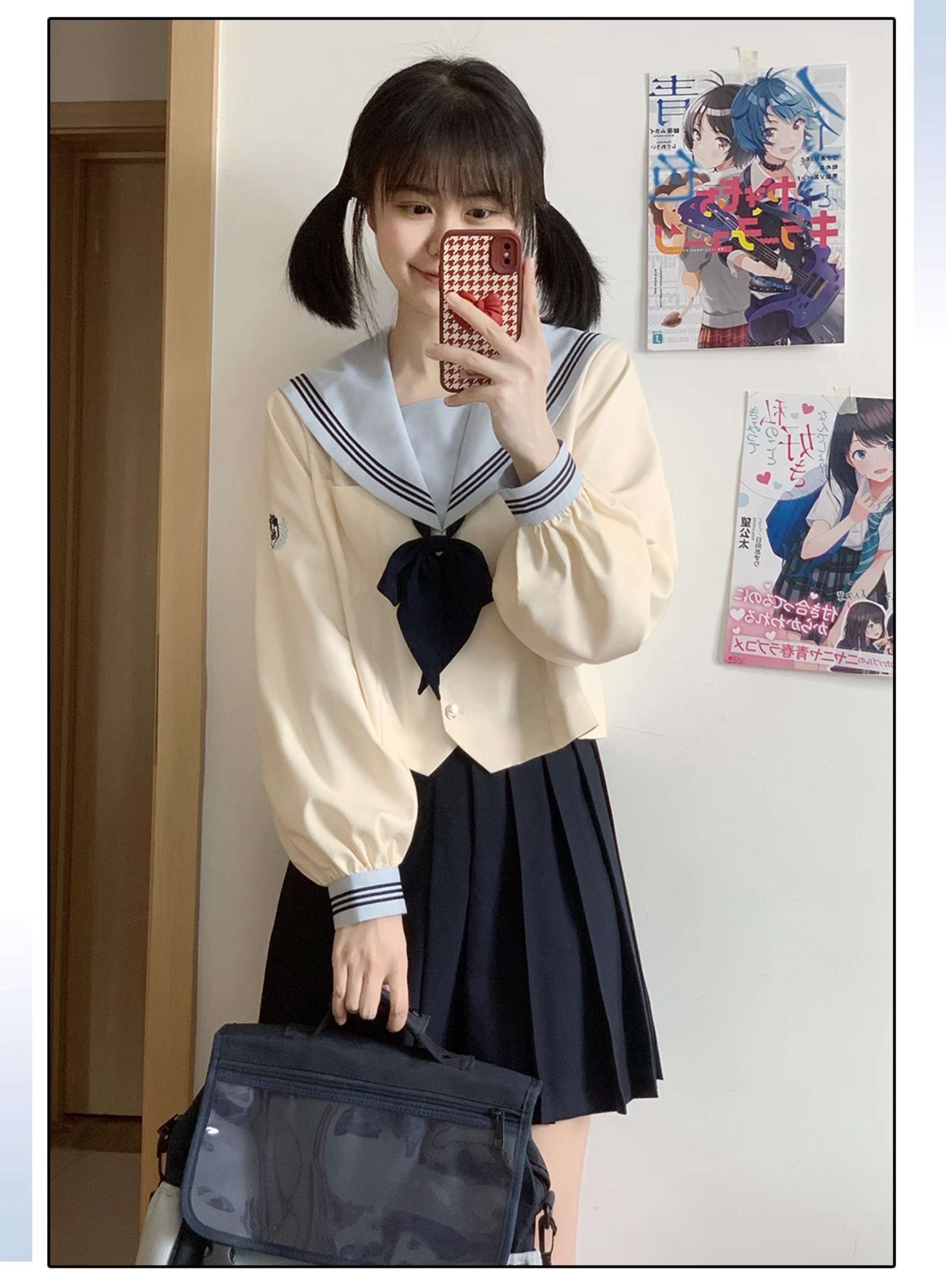 セーラー服 クラシック長袖 制服セット