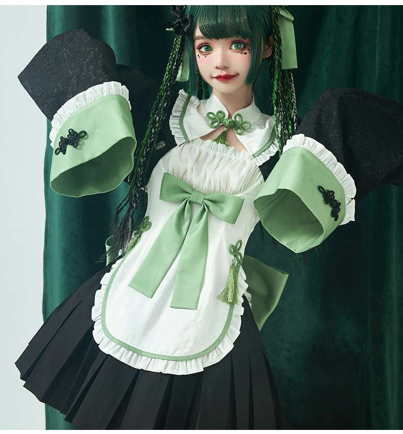 セーラー服 和風メイド風ロリータファッション衣装セット