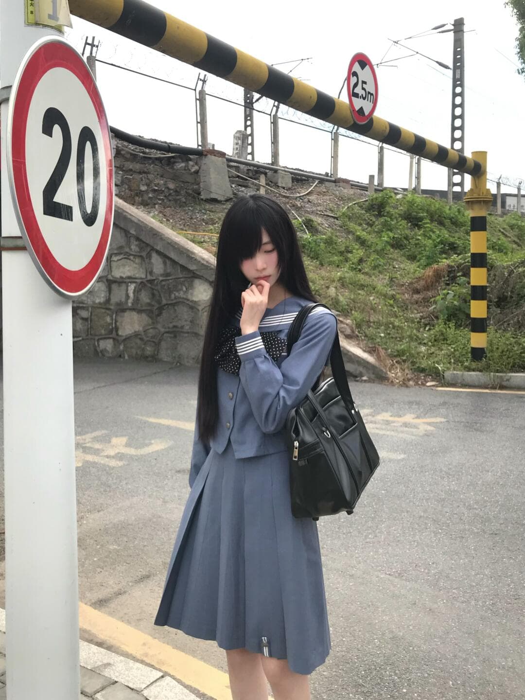 セーラー服 エレガント学園風水玉リボン